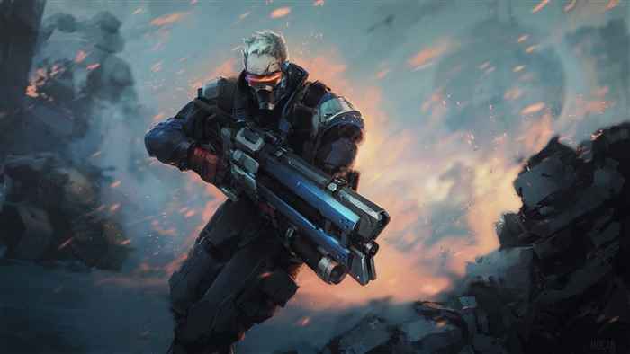 Soldier: 76 from Overwatch in 4K