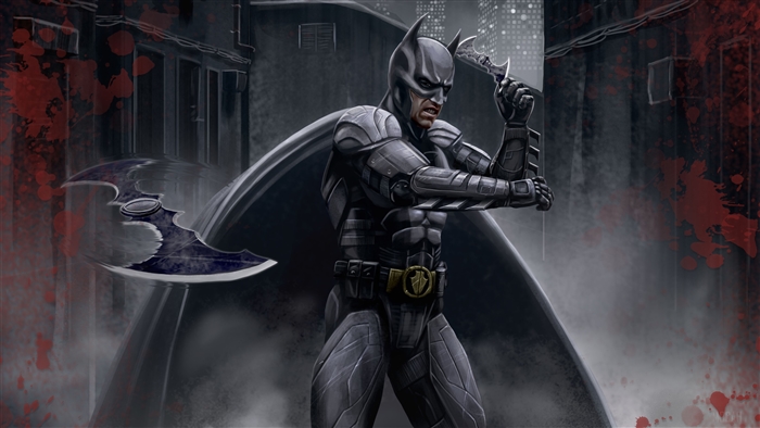 Batman with Batarangs 4K