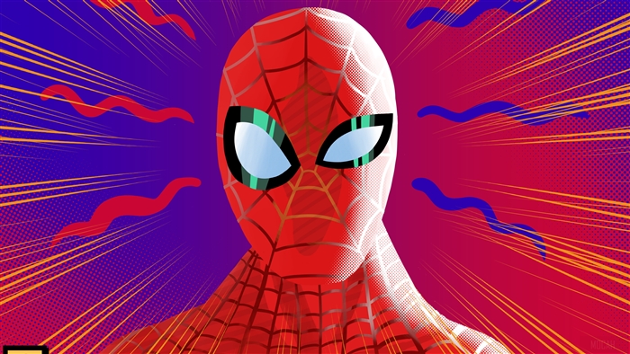 Spider-Man Abstract Art 4K