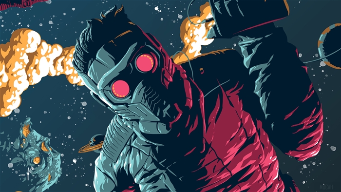 Star Lord Artwork 4K