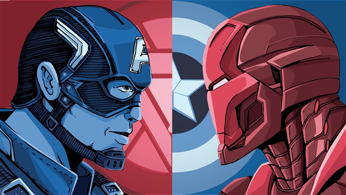 Captain America and Iron Man 4K