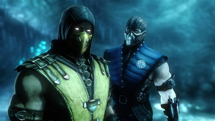 Scorpion and Sub-Zero from Mortal Kombat
