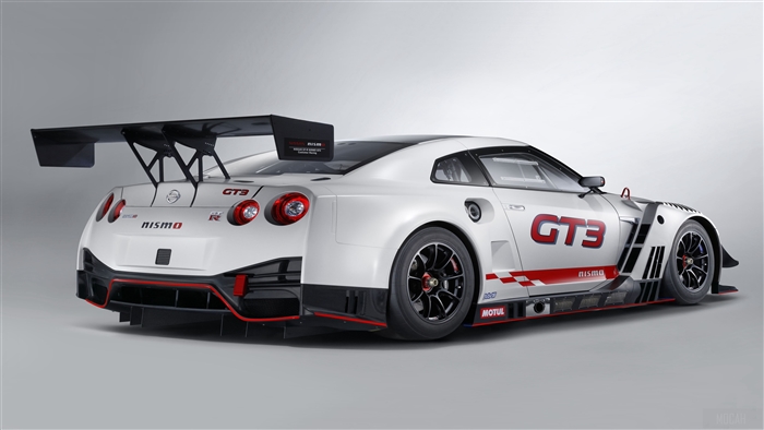 2018 Nismo Nissan GT-R GT3 Race Car Rear View 4K