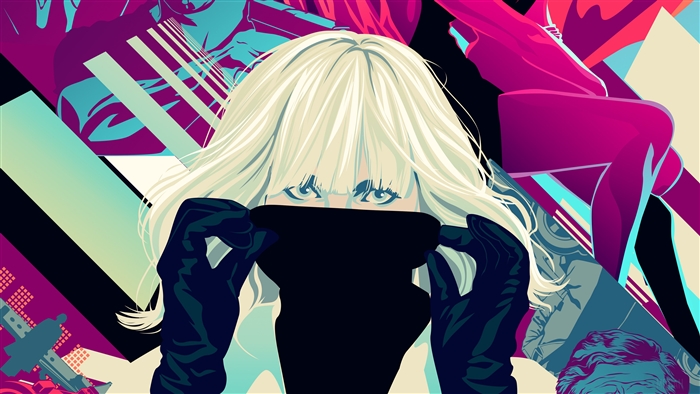 Atomic Blonde Digital Art