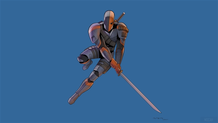 Deathstroke with a sword