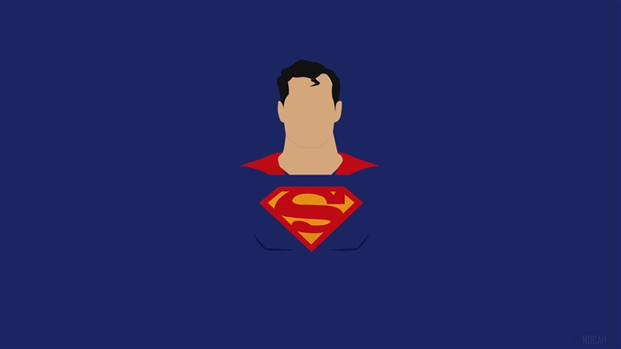 Superman Minimalist Art 4K