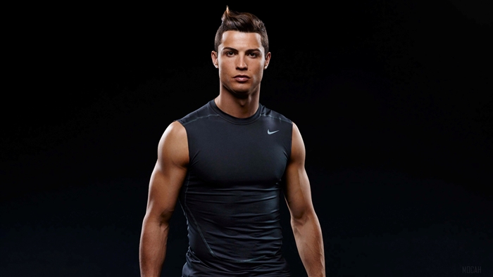 Cristiano Ronaldo in Nike athletic wear 4K