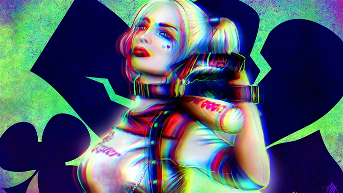 Harley Quinn with Baseball Bat 4K