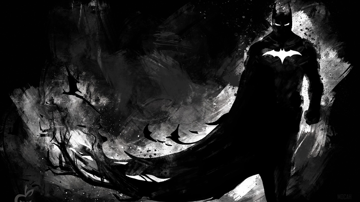 Batman in Monochrome 4K