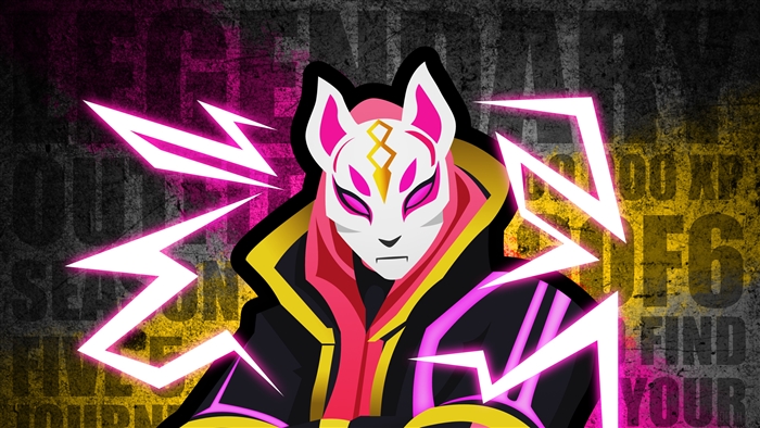 Fortnite Drift 4K Poster