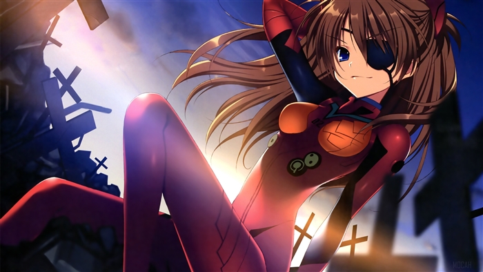 Asuka Langley Soryu from Neon Genesis Evangelion 4K