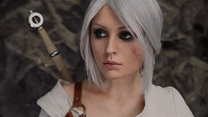 Ciri from The Witcher 3 Wild Hunt Cosplay 4K