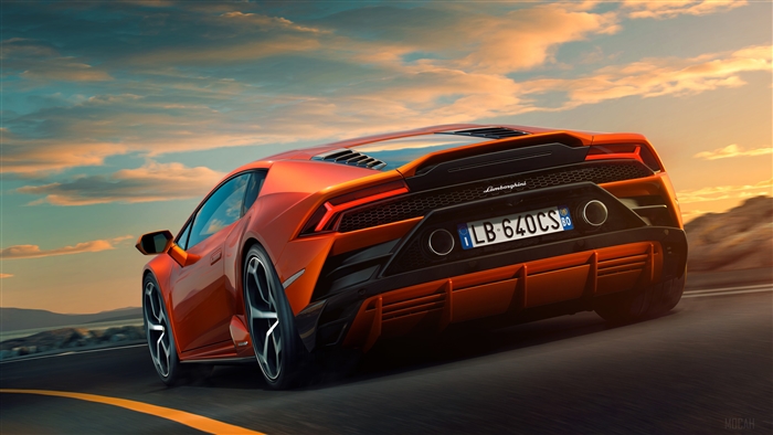 Lamborghini Huracan EVO 4K Rear
