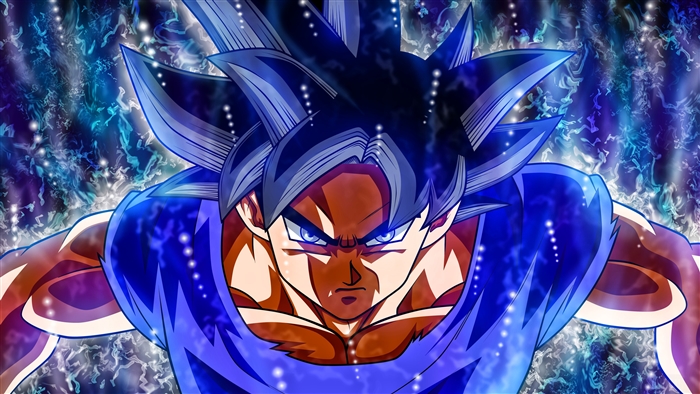 Goku Ultra Instinct Refresh Intense Blue Aura 4K