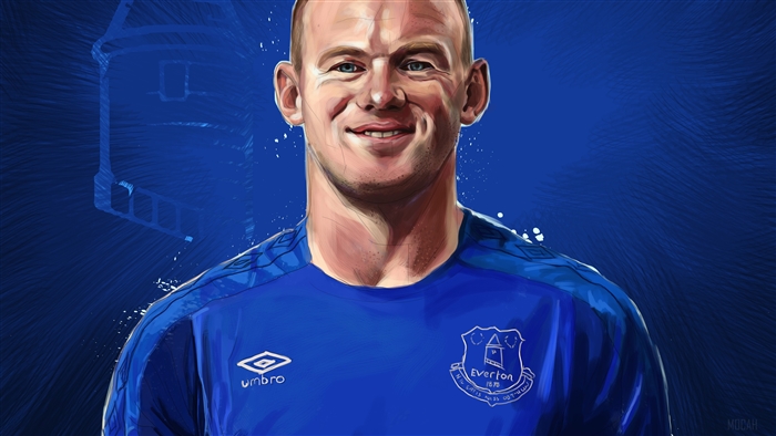 Wayne Rooney in Everton kit 4K