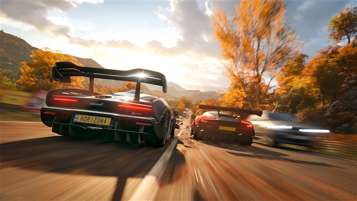 4K Forza Horizon 4 racing cars