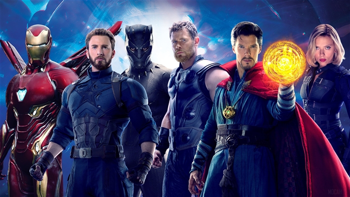 Avengers from Avengers Infinity War 4K