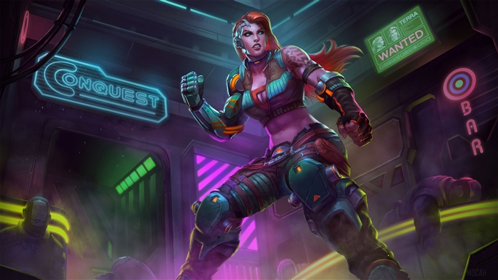 Terra from Smite Game 4K