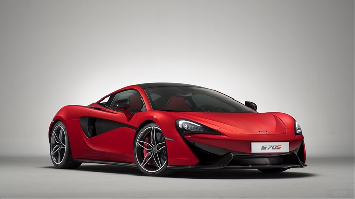 Red McLaren 570S Sports Car 4K