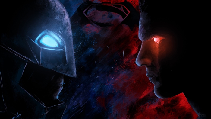 Batman Vs Superman Paint Artwork