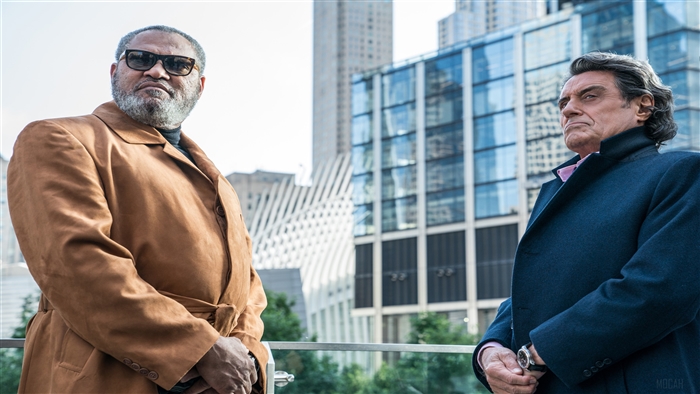 Laurence Fishburne and Ian McShane from John Wick 3 4K