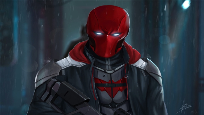 Red Hood in the Rain 4K