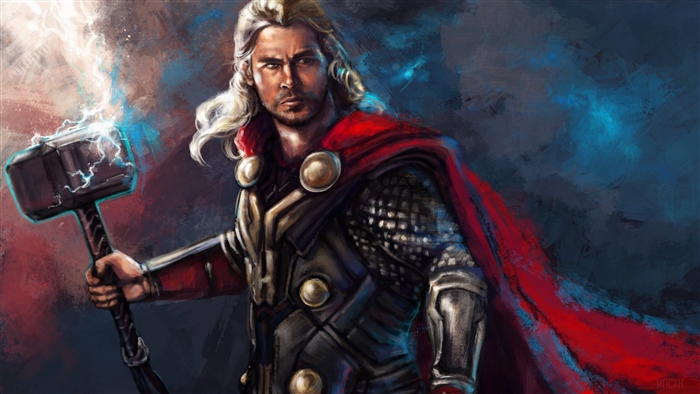 Thor from Marvel 4K Art