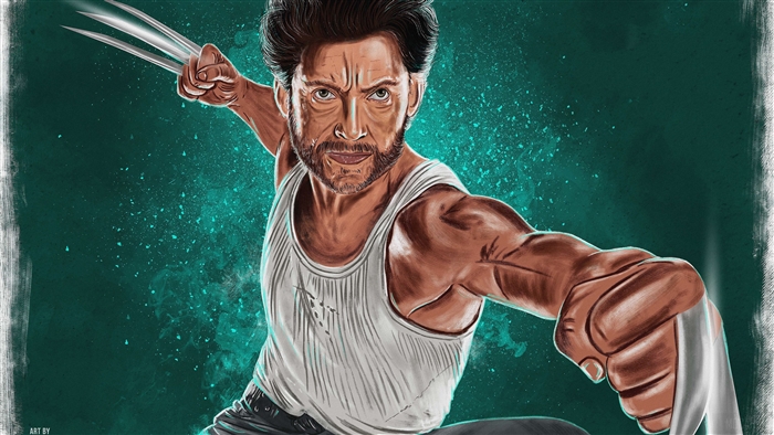 Wolverine from X-Men Digital Art 4K