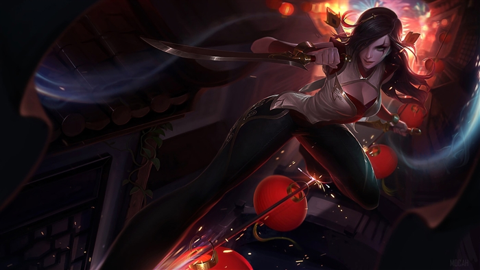 Warring Kingdoms Katarina from League of Legends 4K