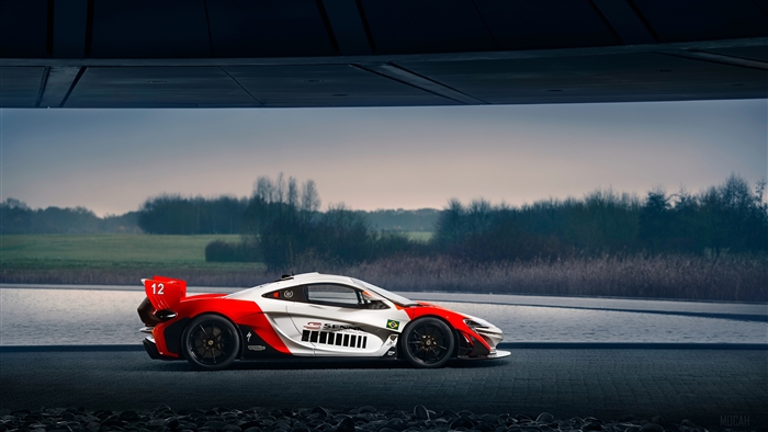 McLaren MSO P1 GTR Ayrton Senna 2018 4K