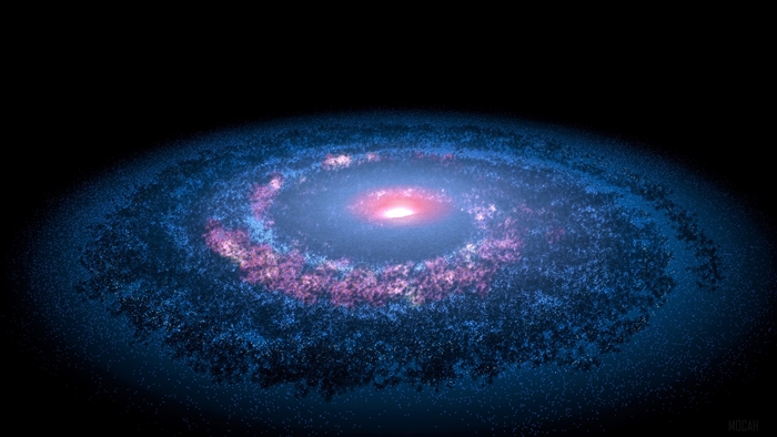 Spiral Galaxy in Space 4K