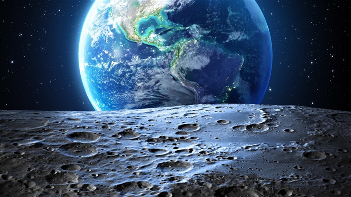 Earth and Moon 4K