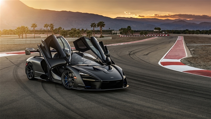4K McLaren Senna on a Race Track