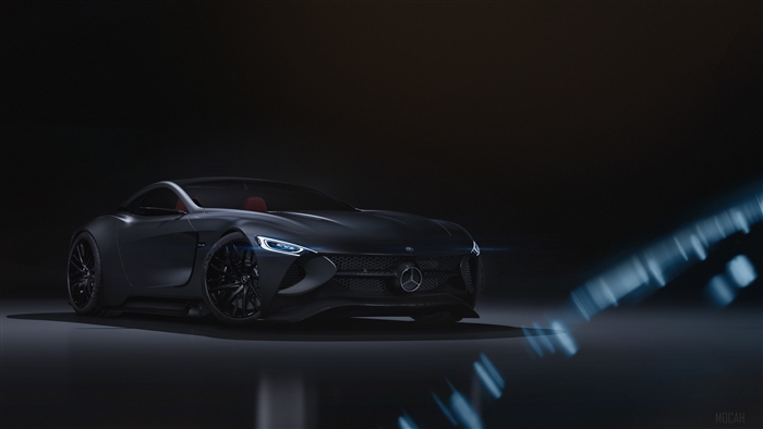 Mercedes SLR Vision Design Concept Car 4K