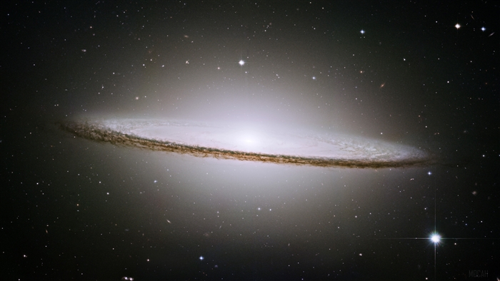 Sombrero Galaxy in Space 4K