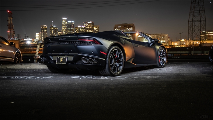 Lamborghini Huracan Rear 4K