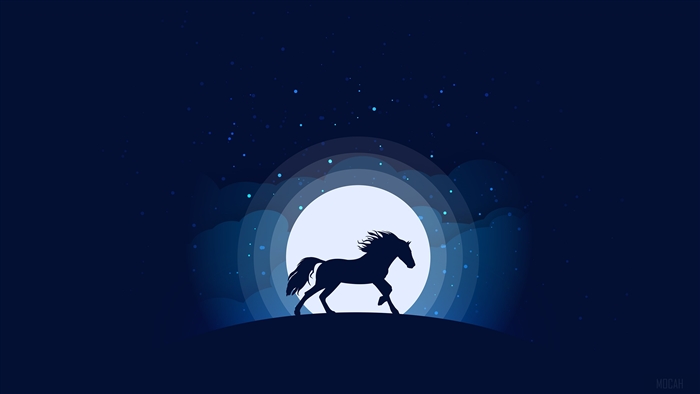 Horse Silhouette Digital Art