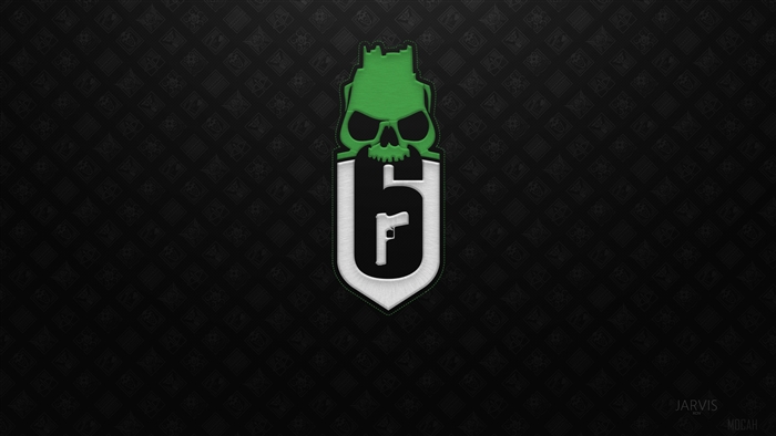 Rainbow Six Siege Skull Logo 4K