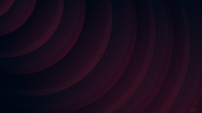 Abstract layered dark red concentric circles 4K