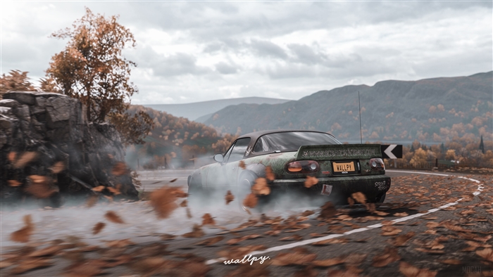 Mazda drifting in Forza Horizon 4