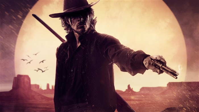 Cowboy with Gun in Red Dead Redemption 2 4K