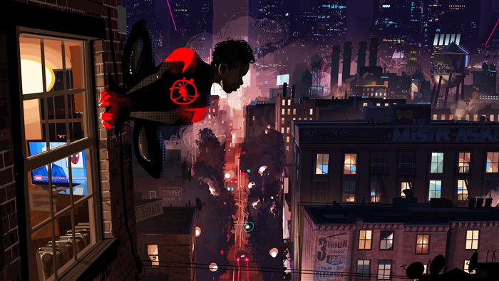 Spider-Man from Spider-Man: Into the Spider-Verse 4K