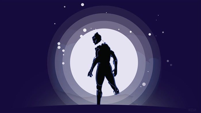 Black Panther from Marvel Artwork 4K