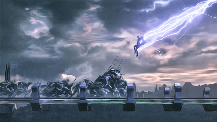 Thor God of Thunder 4K Artwork