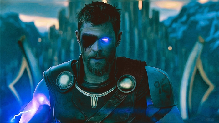 Thor from Marvel Comics Artwork 4K