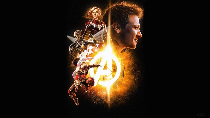 Avengers: Endgame Hawkeye, Wasp, Captain Marvel, Ant-Man 4K