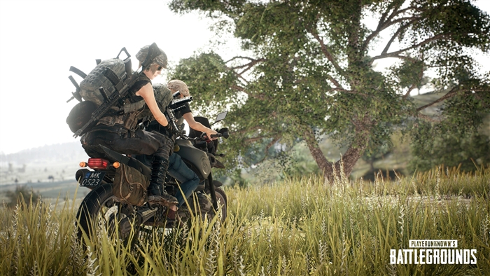 PlayerUnknown's Battlegrounds motorcycle ride 4K