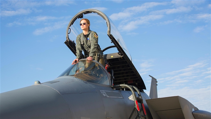 Brie Larson as Carol Danvers in Captain Marvel 4K