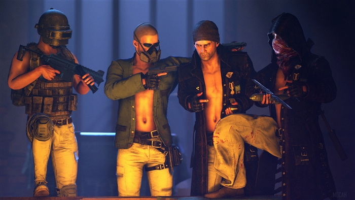 PlayerUnknowns Battlegrounds Characters 4K