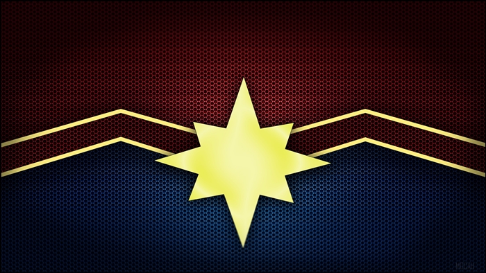 Captain Marvel Logo 4K